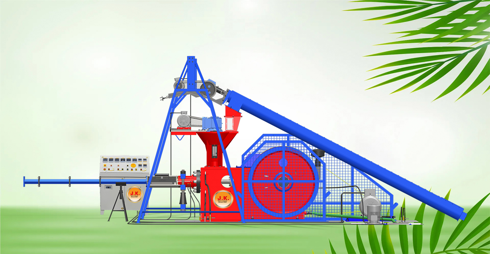 white coal machine